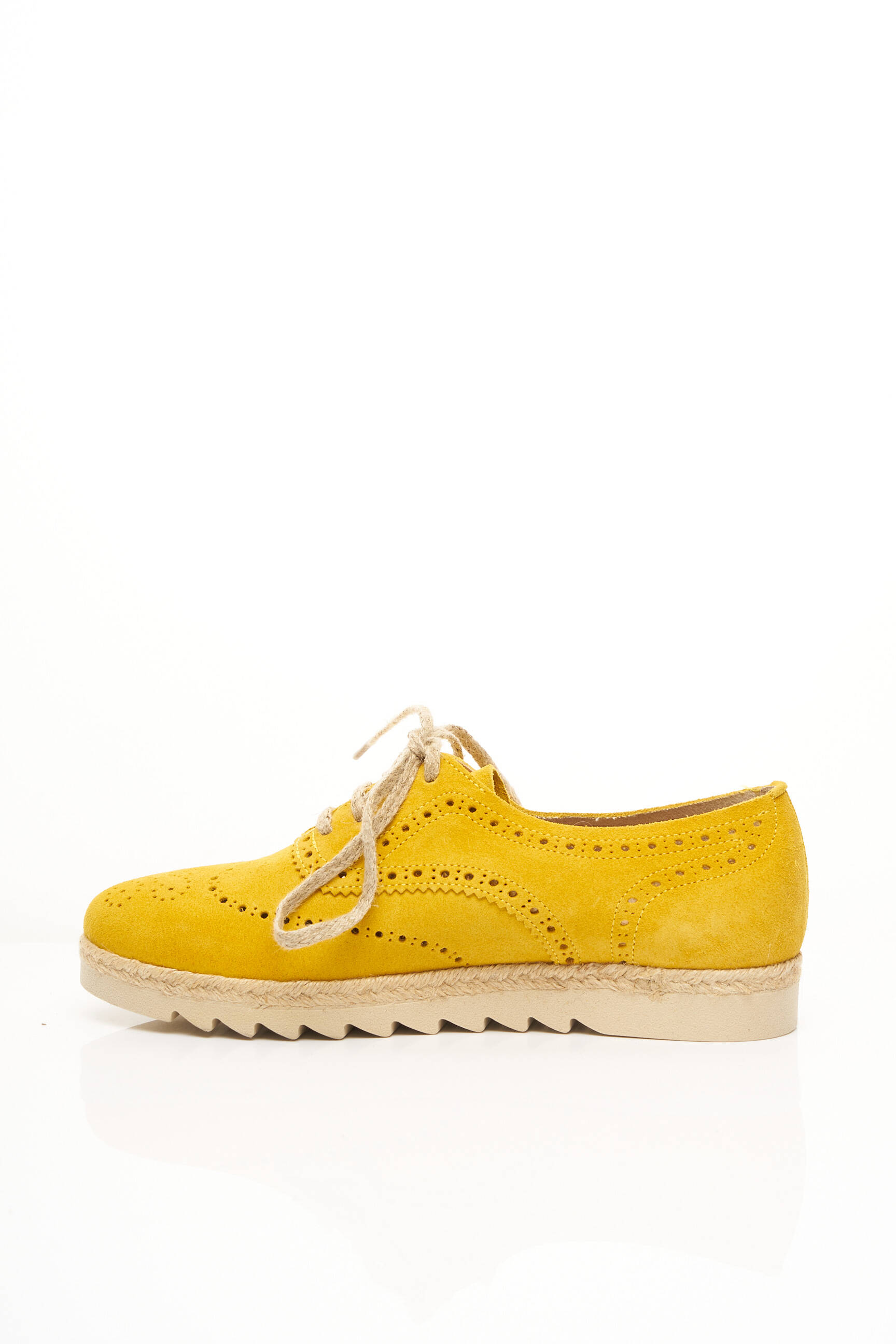 Mkd Derby Femme couleur jaune