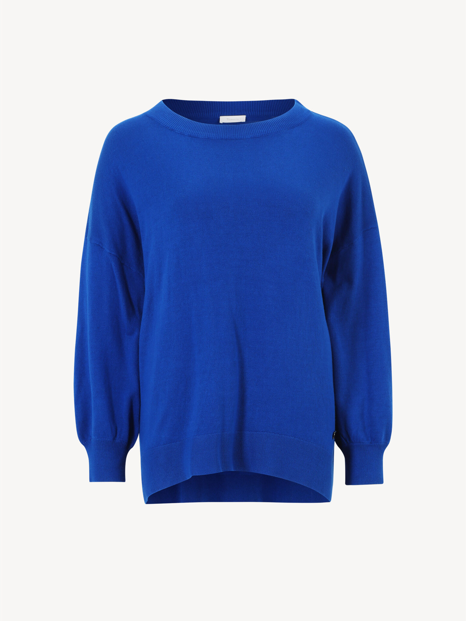 Pull-over en tricot - bleu
