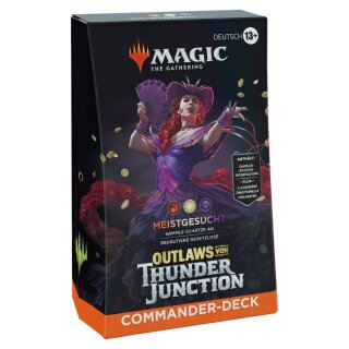 Magic the Gathering: Outlaws of Thunder Junction - Commander-Deck - Meistgesucht (1) (DE)