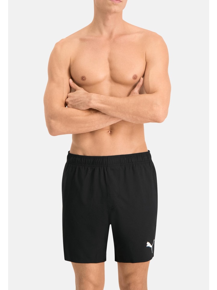 Puma Badehose SWIM MEN MID SCHORTS in Black günstig kaufen