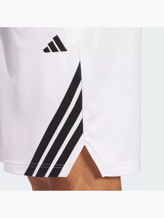 adidas Legends 3-Streifen Basketball Shorts