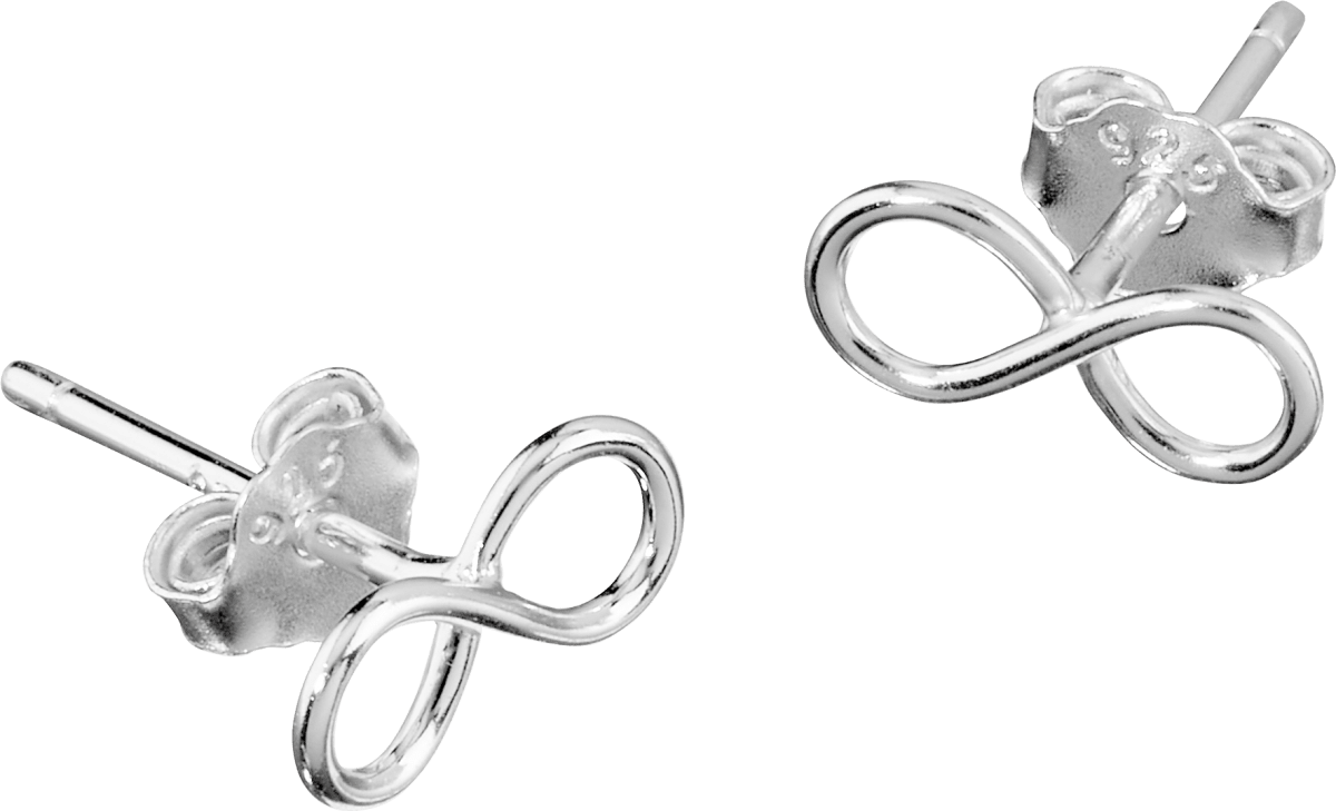Ohrstecker Unendlichkeitszeichen 925 Silber, 2 St