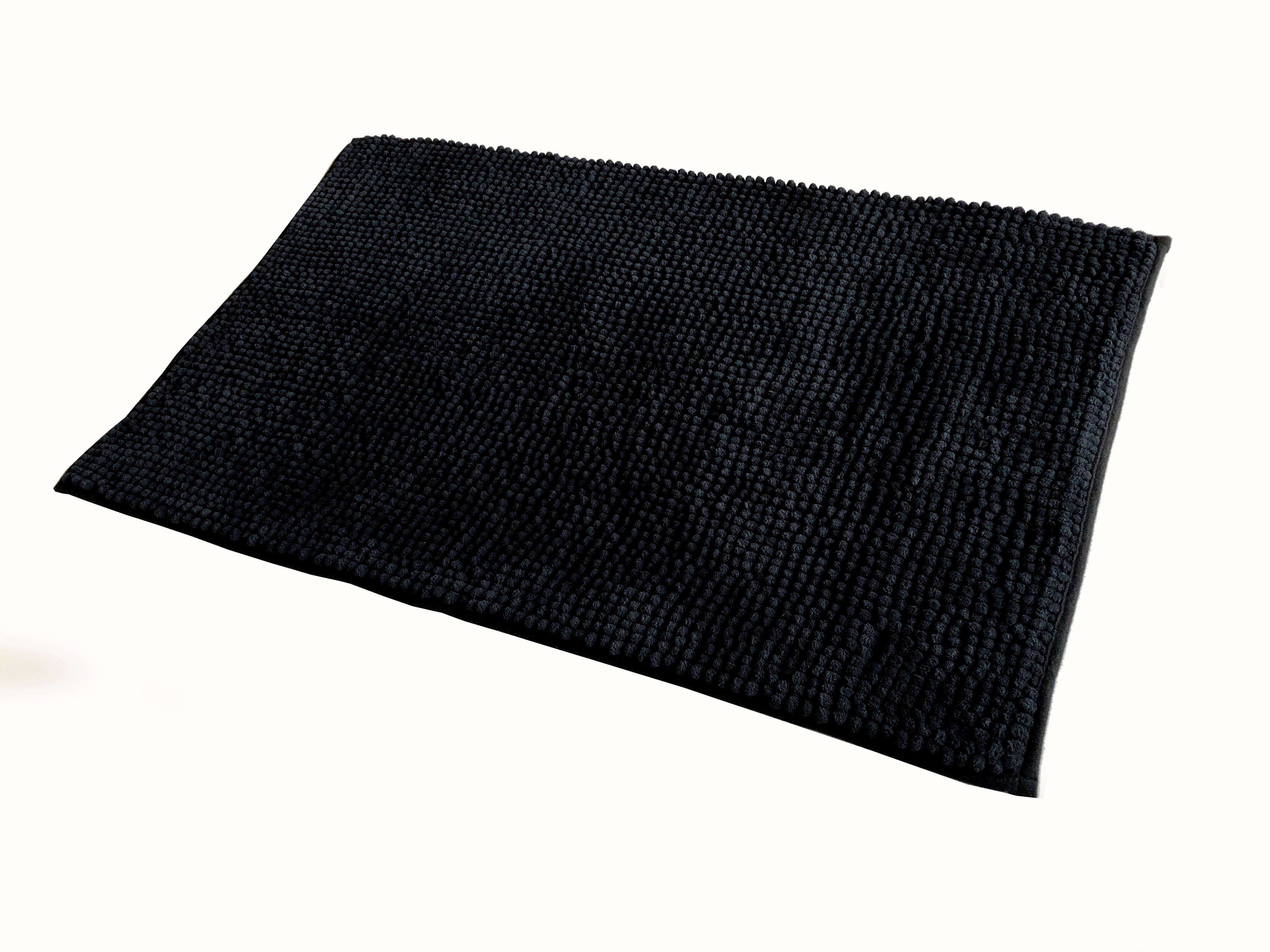 Badematte Premium Badematte F, rutschfest, sehr flauschig, 50x80 cm ADOB, rutschsicher, schnelltrocknend, besonders weich, rutschfest