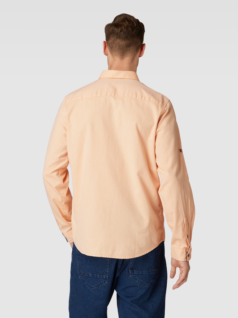 Regular Fit Freizeithemd mit Kentkragen in orange