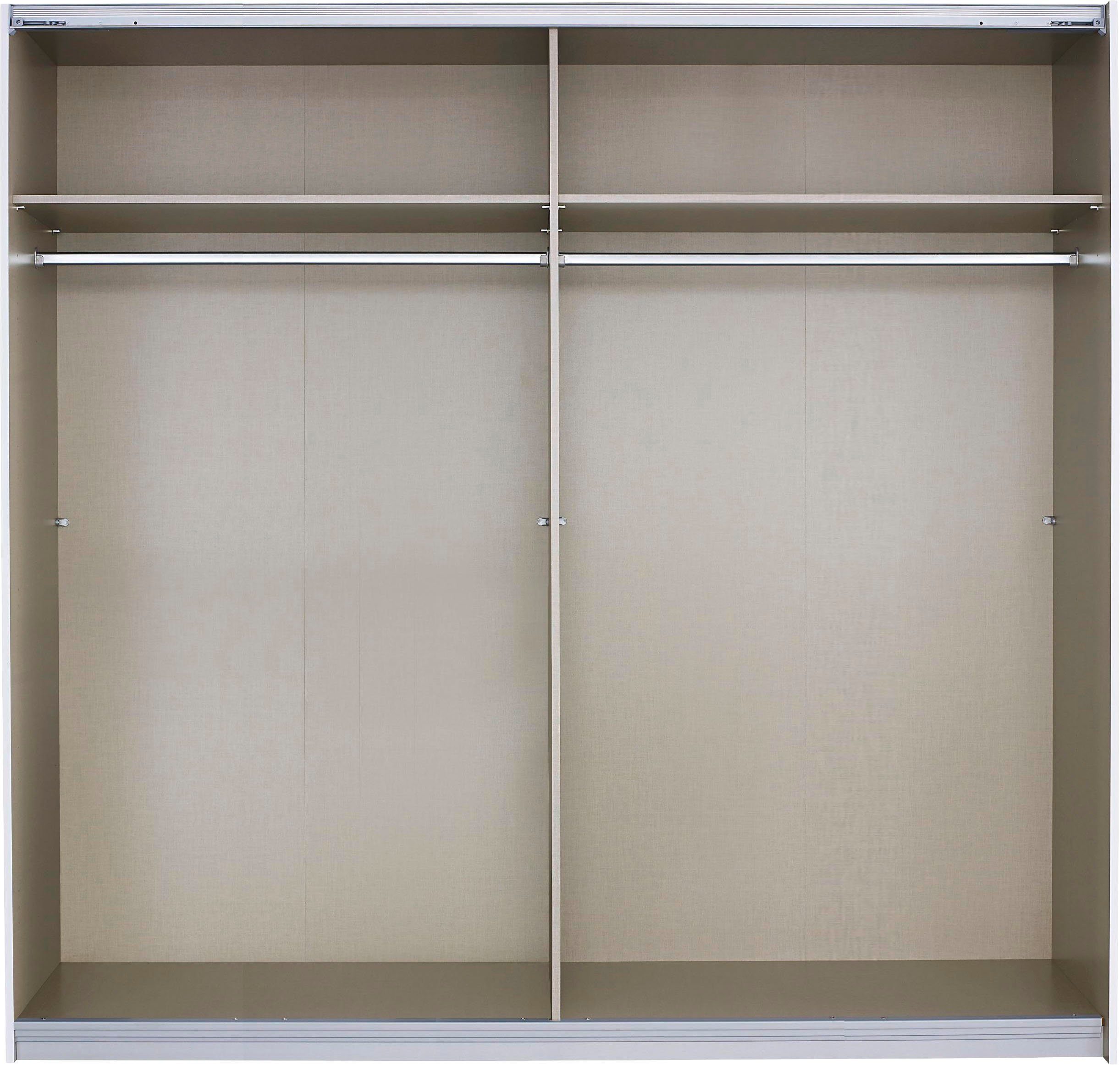 rauch Schlafzimmer-Set Rubi, (Set, 4-St), mit Schrank, Bett 180x200 cm und 2 Nachttischen