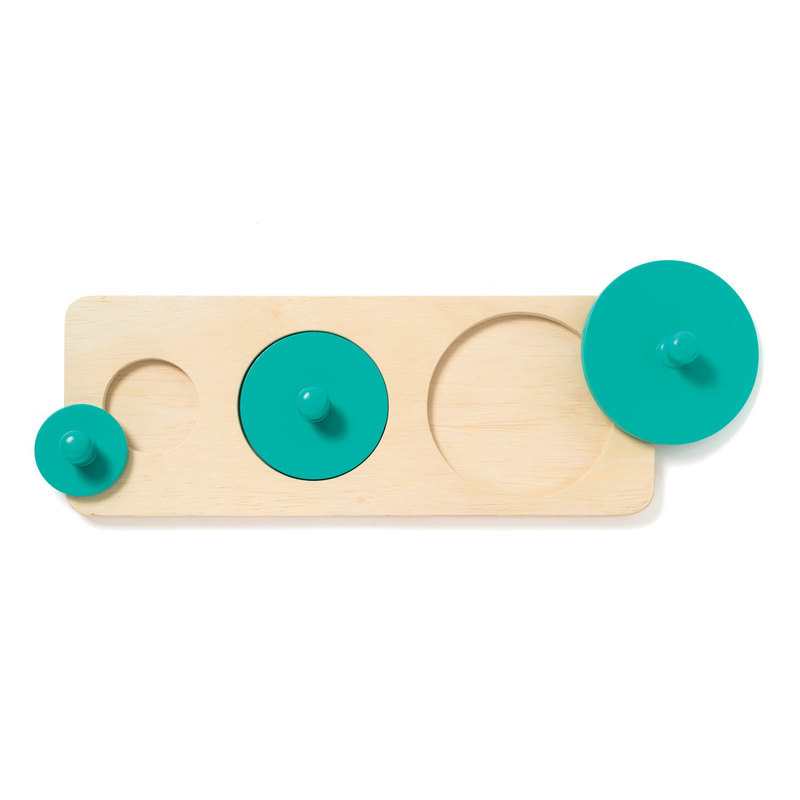 Trio disques Montessori