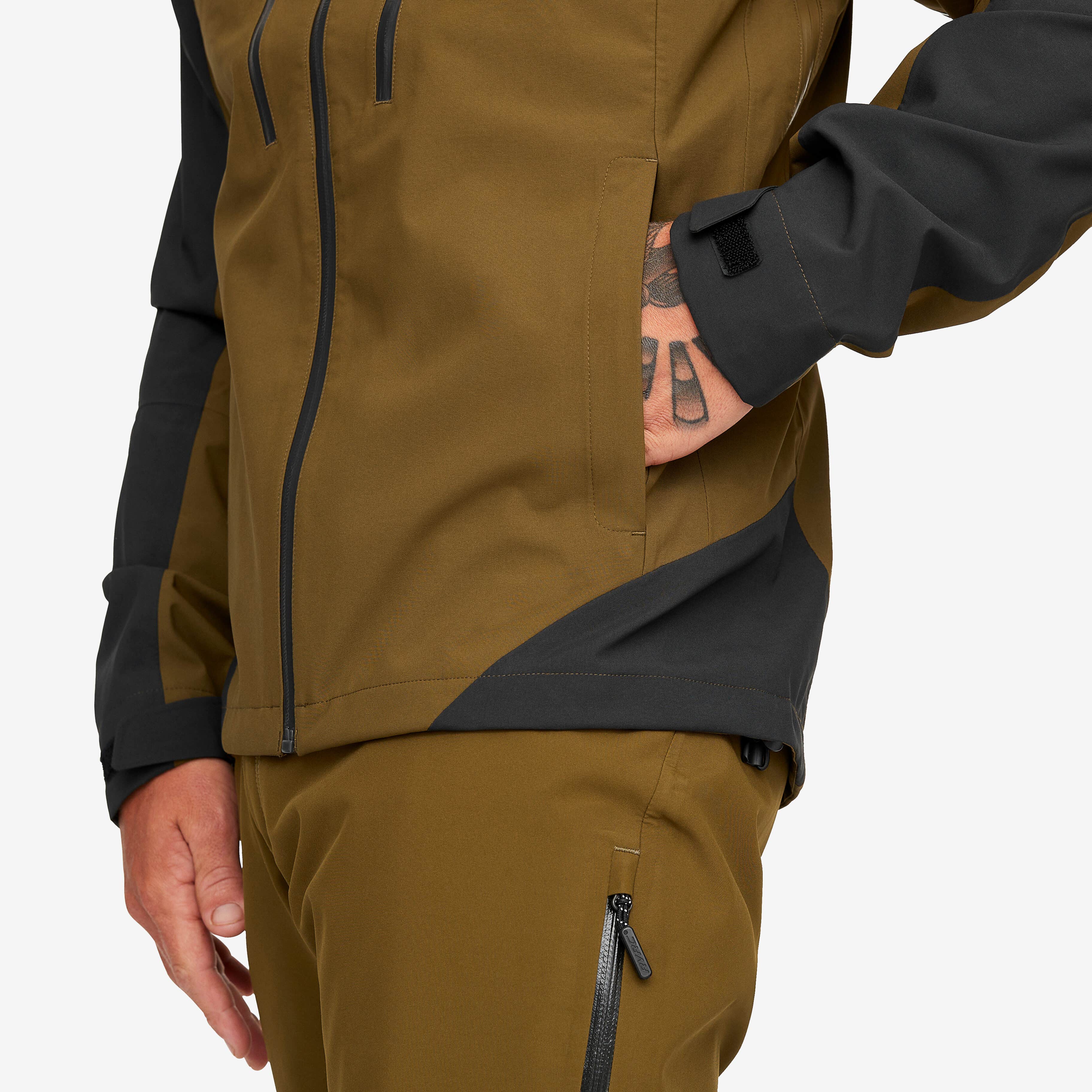 Silence Proshell Jacket Homme Dark Olive/Moonless Night