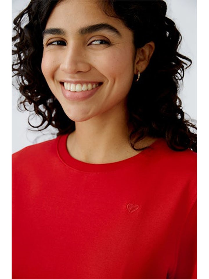 Oui Shirt in Rot günstig kaufen