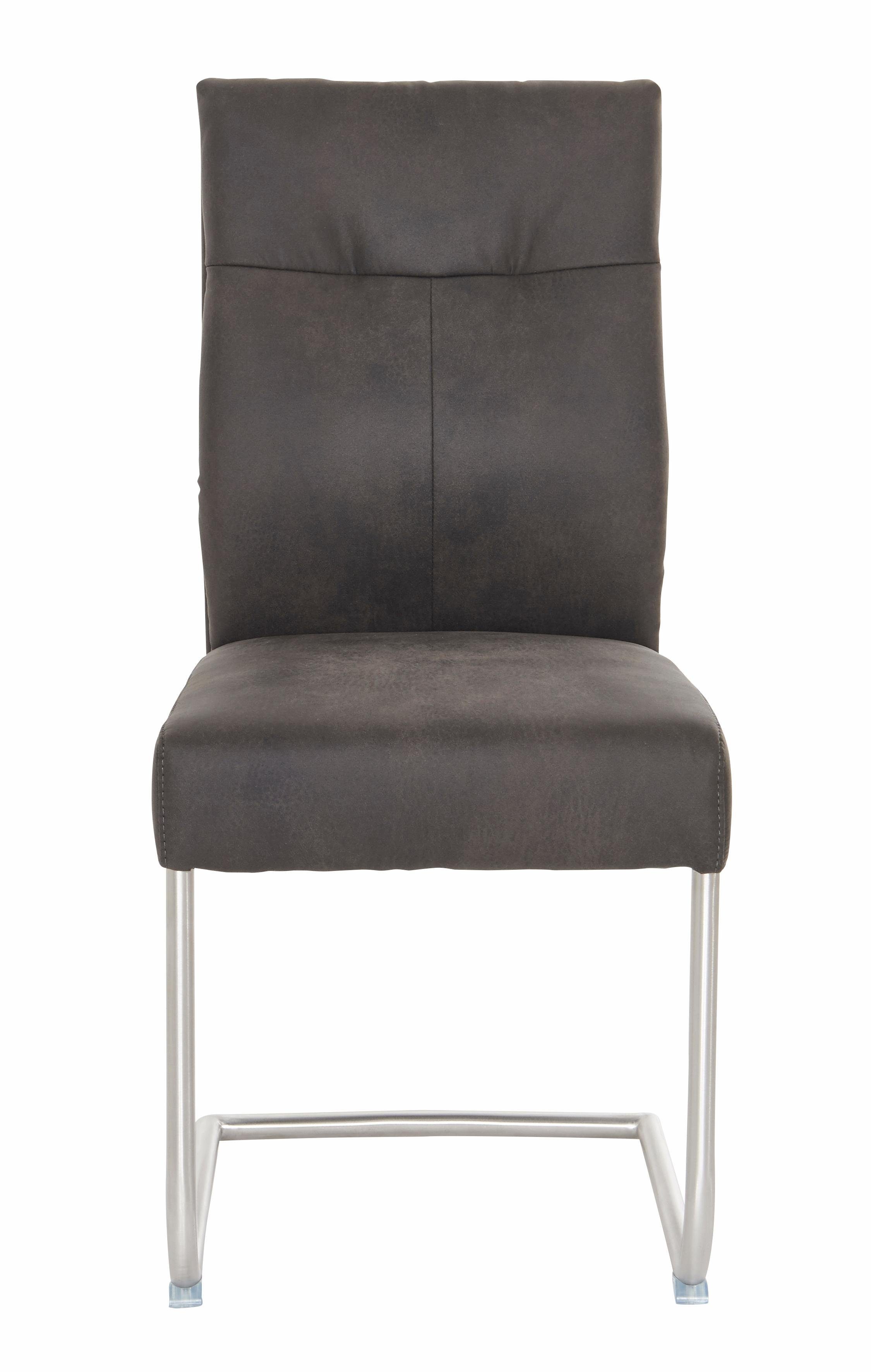 NIEHOFF SITZMÖBEL Freischwinger Komfort (Set, 2 St), in 3 Farben, Gestell aus Edelstahl