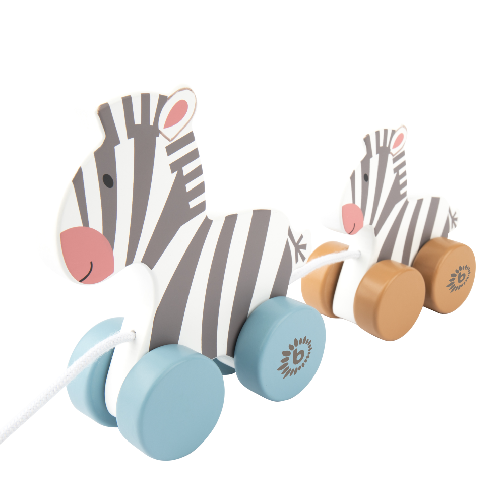Spielzeug Nachziehzebras