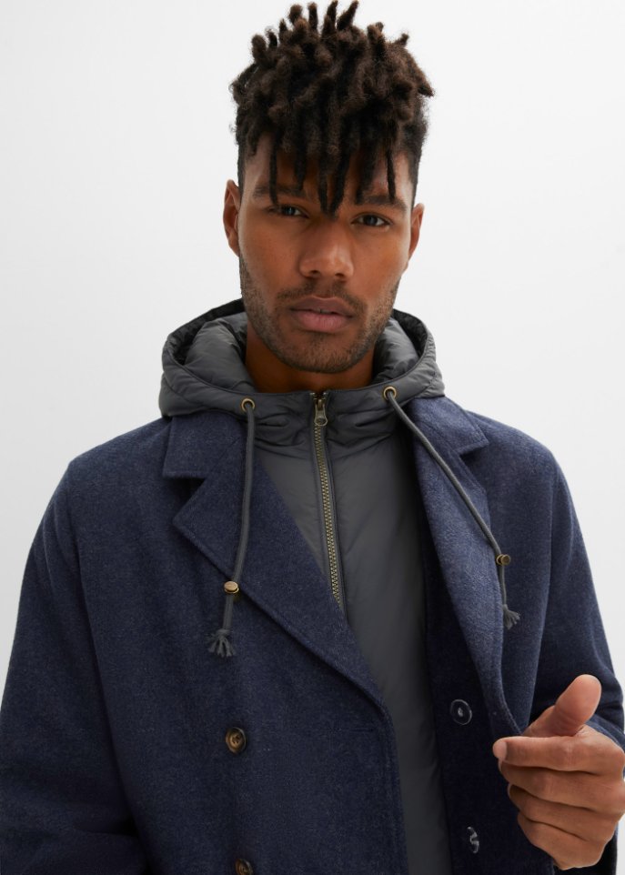 Winter-Cabanjacke 2 in 1 Optik