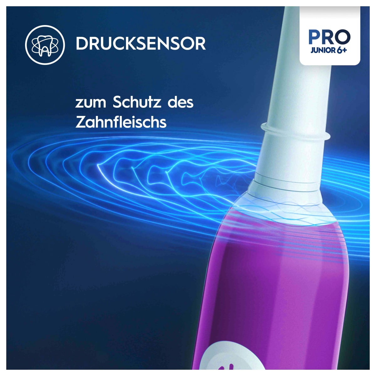 Elektrische Zahnbürste Kinder PRO Junior Purple, ab 6 Jahren, 1 St