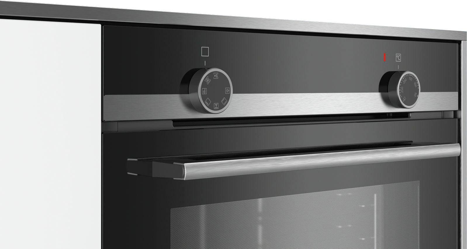 SIEMENS Einbaubackofen iQ100 HB510ABR1, mit Teleskopauszug nachrüstbar