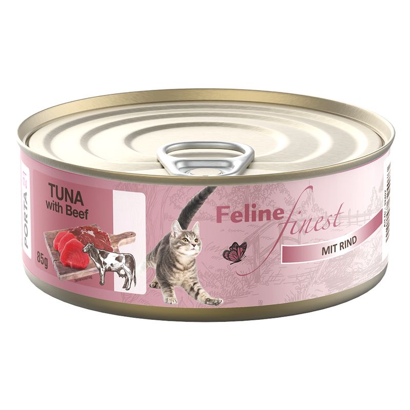 Sparpaket Feline Finest Katzen Nassfutter 24 x 85 g
