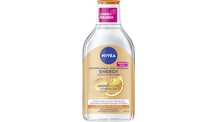 NIVEA Mizellenwasser Energy 400 ml