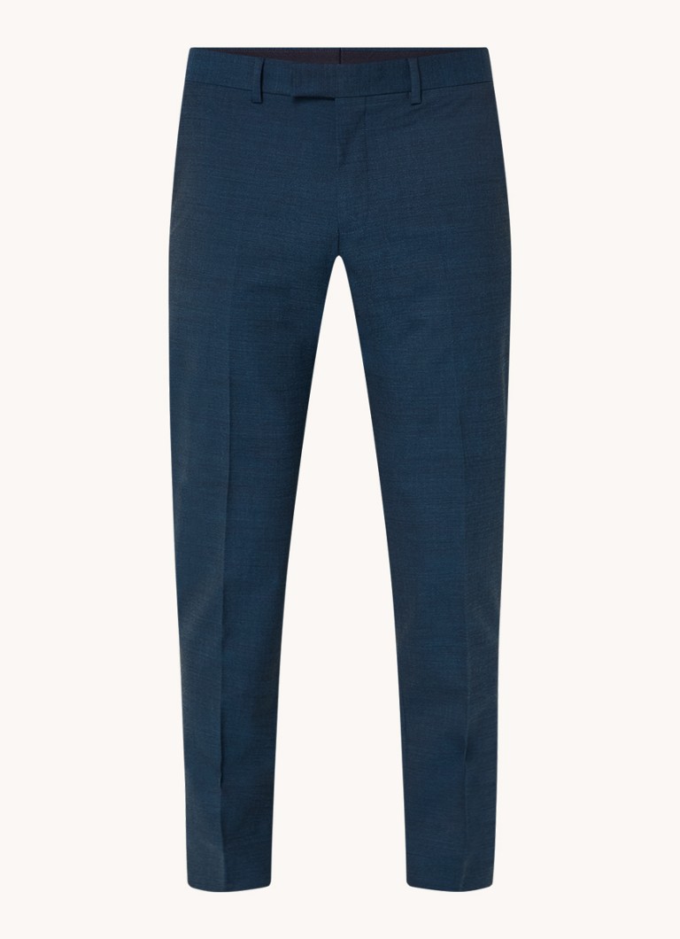 Strellson Melwin slim fit trousers in wool blend with side pockets