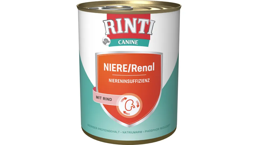 RINTI Hundenassfutter Canine Niere Renal Rind 800 g