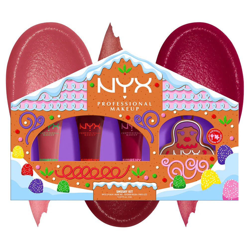 Σετ μακιγιάζ για τα χείλη - Σετ μακιγιάζ για τις γιορτές, βάλσαμο χειλιών, ματ κραγιόν