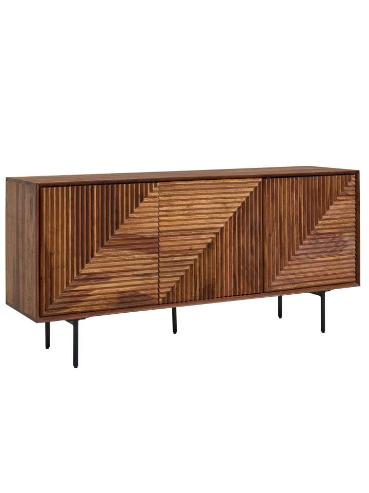 KADIMA DESIGN Sideboard 148x72x40 cm Massivholz / Metall Anrichte, Kommode günstig kaufen onesize