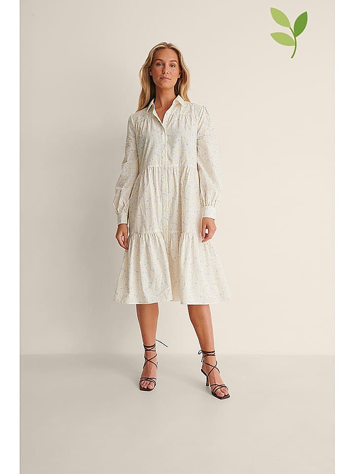 NA-KD Kleid in Creme günstig kaufen 38