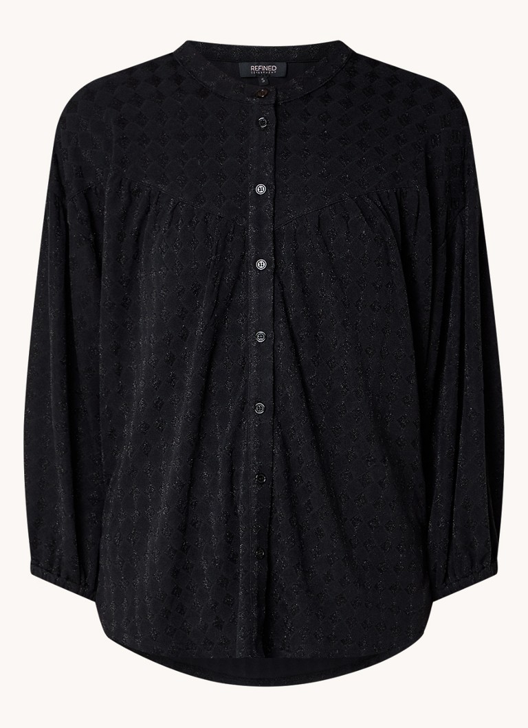 Camicetta Gabe in maglia fine del reparto Refined con lurex