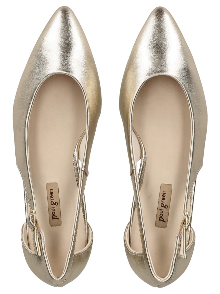 Paul Green Ballerinas in Platin günstig kaufen
