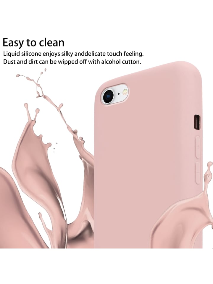 cadorabo Handykette für Apple iPhone 7 / 7S / 8 / SE 2020 Hülle in LIQUID PINK günstig kaufen onesize