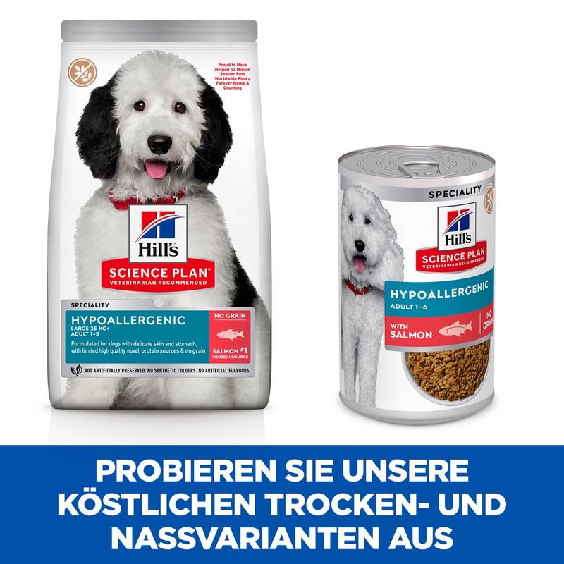 Hill's Science Plan Adult Hypoallergenic Large Breed mit Lachs