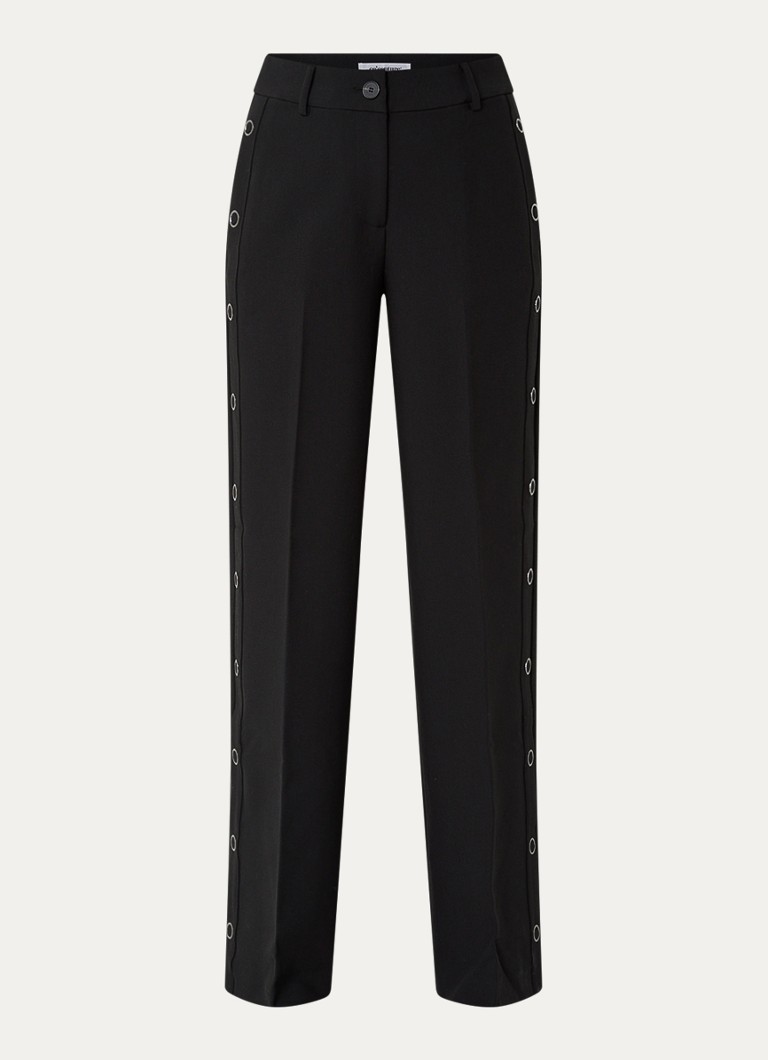 Pantaloni Co'Couture Vola cu talie înaltă și croială largă, confecționați din material elastic.