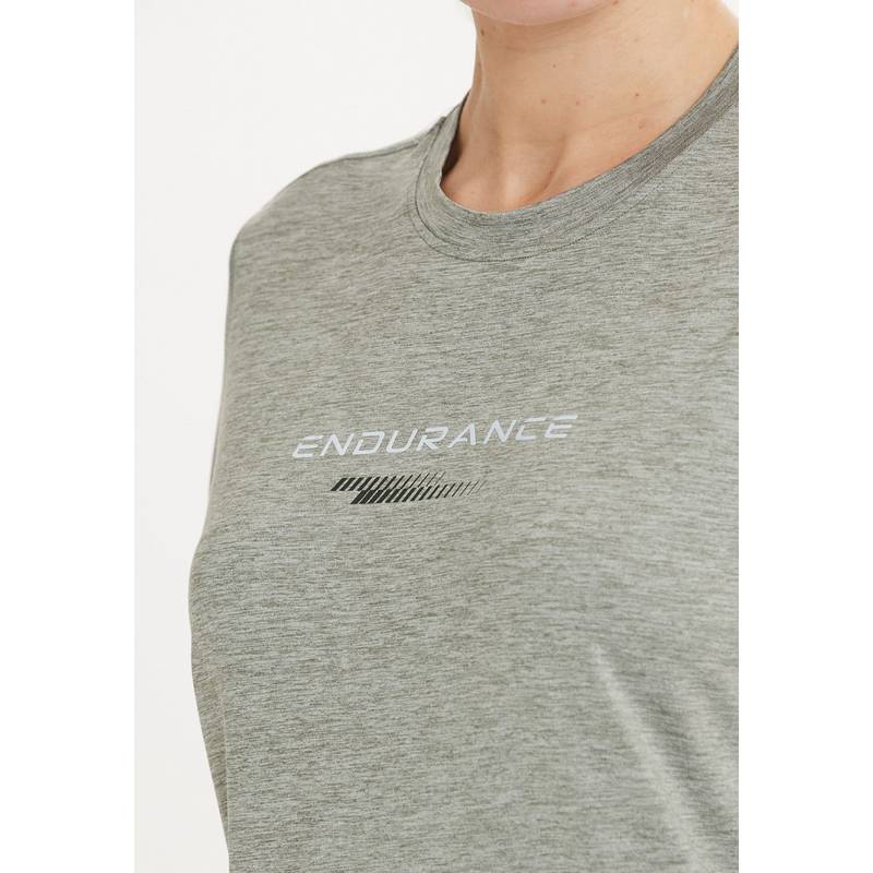 Endurance WANGE MELANGE Printshirt Damen