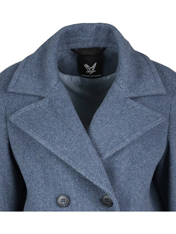 Fuchs Schmitt Wolljacke in Blau günstig kaufen