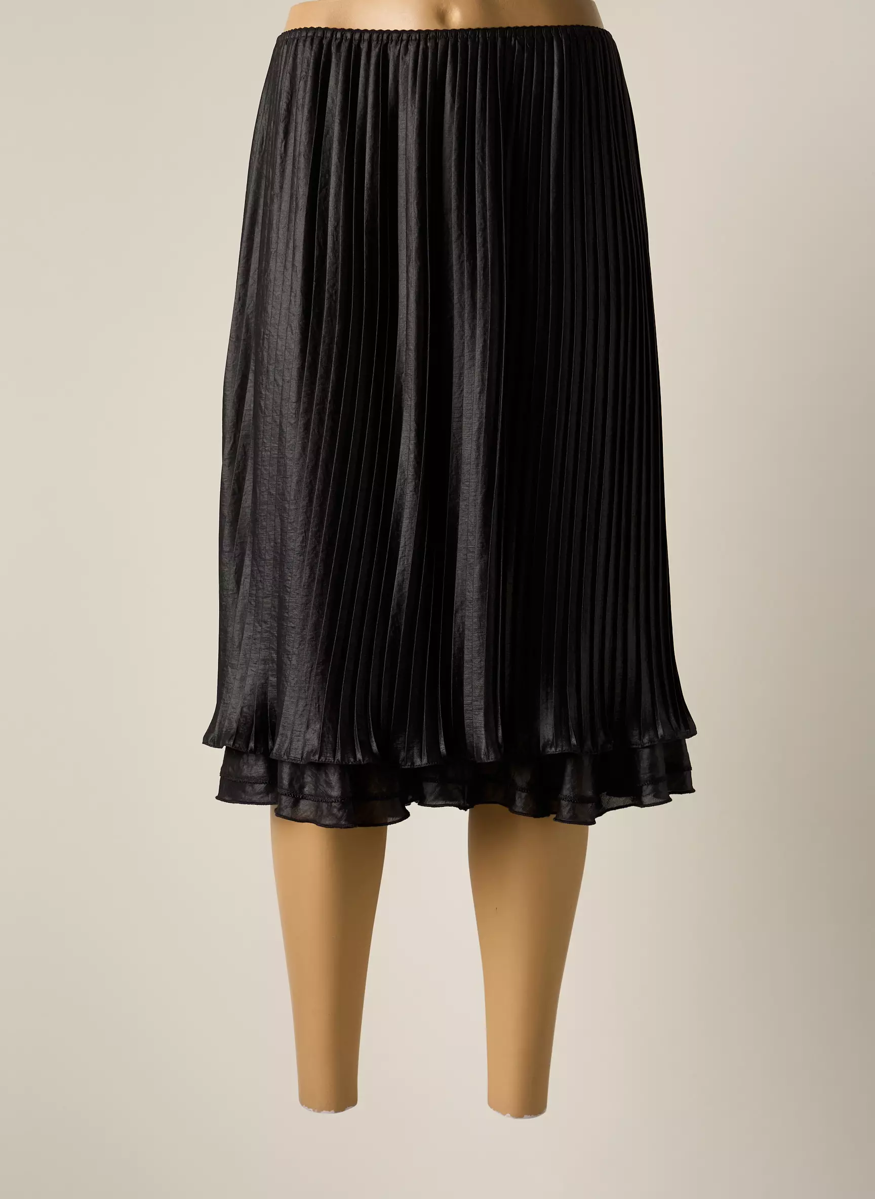 Jumfil Jupes Mi Longues Femme couleur noir