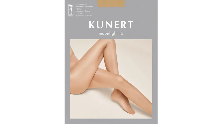 KUNERT Damen Feinstrumpfhose Moonlight 15 DEN black