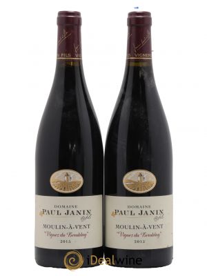 Moulin à Vent Vignes du Tremblay Paul Janin (Domaine)  2015 - Lot de 2 Bouteilles