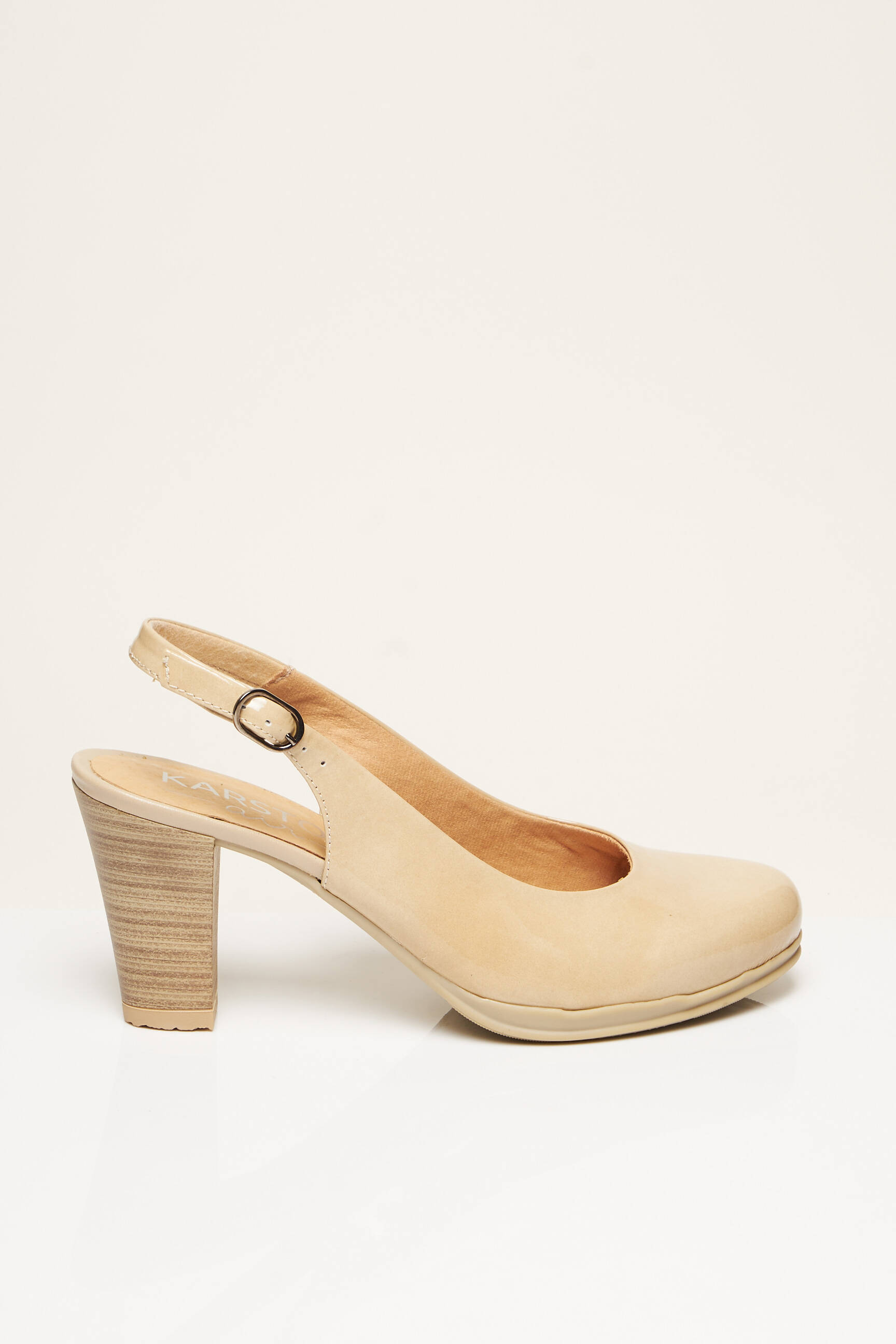 Karston Sandales Nu Pieds Femme couleur beige