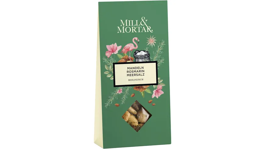 MILL&MORTAR Bio Mandeln mit Rosmarin-Meersalz 100 g