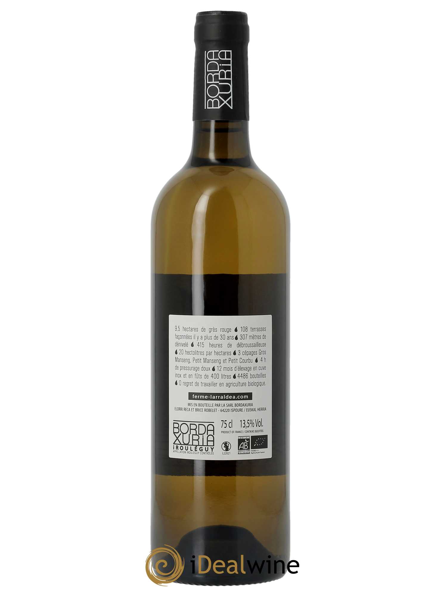 Irouléguy Domaine Bordaxuria  2021 - Lot de 1 Bouteille