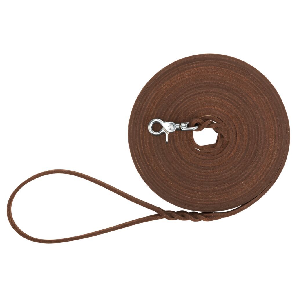 Trixie Hundeleinen Trixie Rustic Fettleder Schleppleine