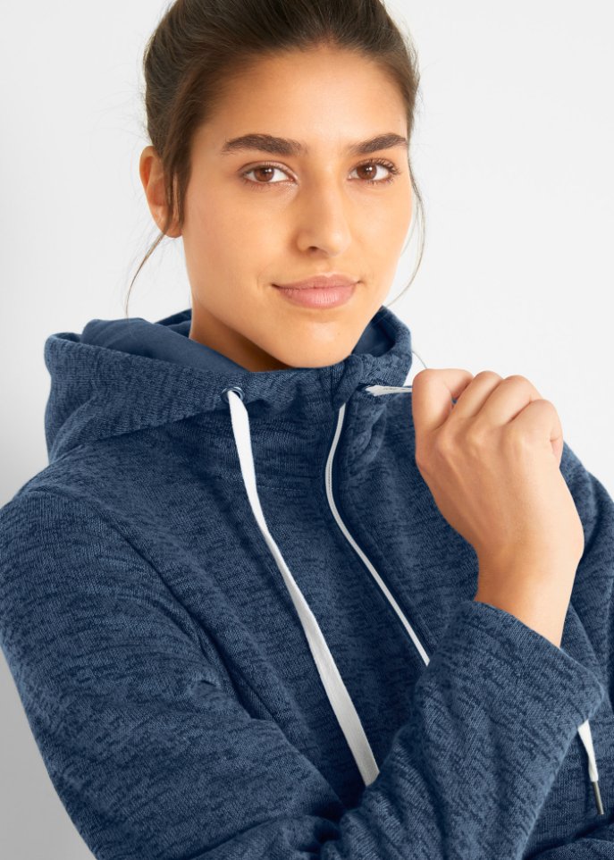 Strickfleecejacke mit Teddyfleece-Futter