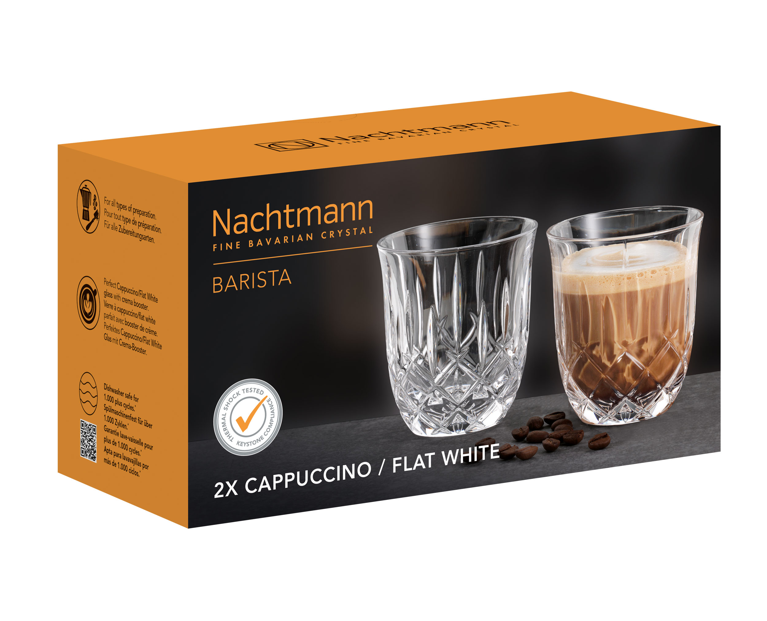 Nachtmann2er Cappuccinoglas 234ml