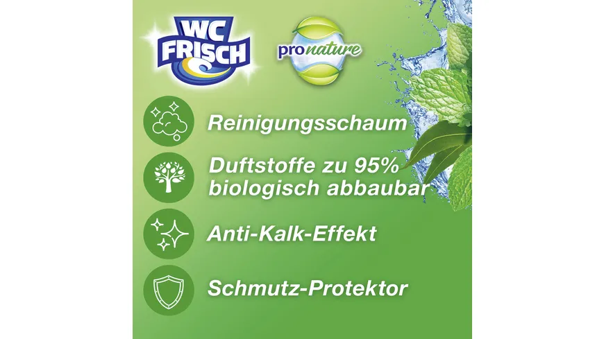 WC FRISCH Kraft-Aktiv Minze Eukalyptus