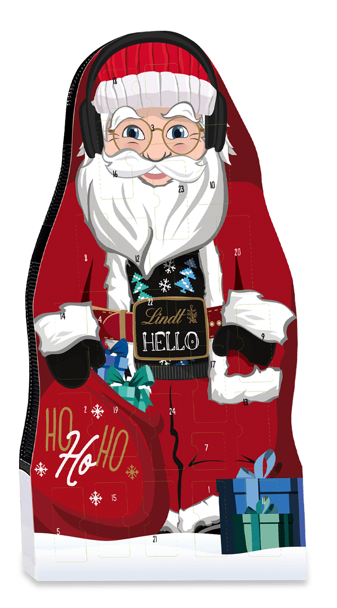 HELLO Adventskalender Santa, 234g