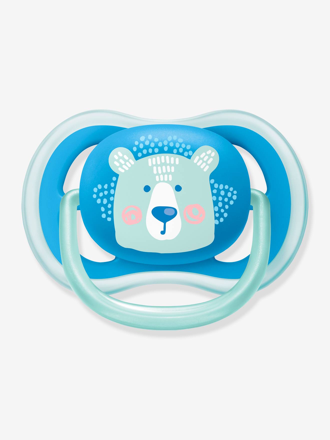Lot de 2 sucettes Ultra air animals 2e âge Philips AVENT pingouin + éléphant