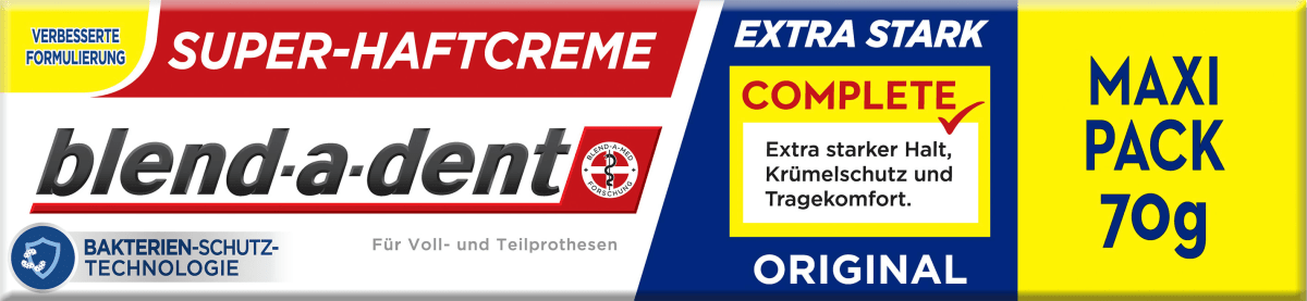 Haftcreme Complete Original extra stark, 70 g