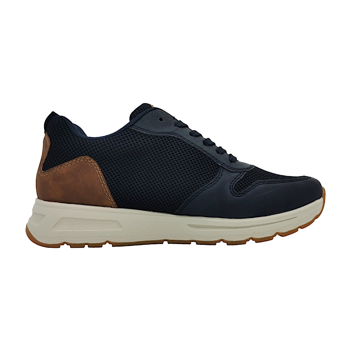 Rieker Almada/Knittech20/Auxerre B0700-14 Blau 14 Lake/ Pazifik/ Mandel
