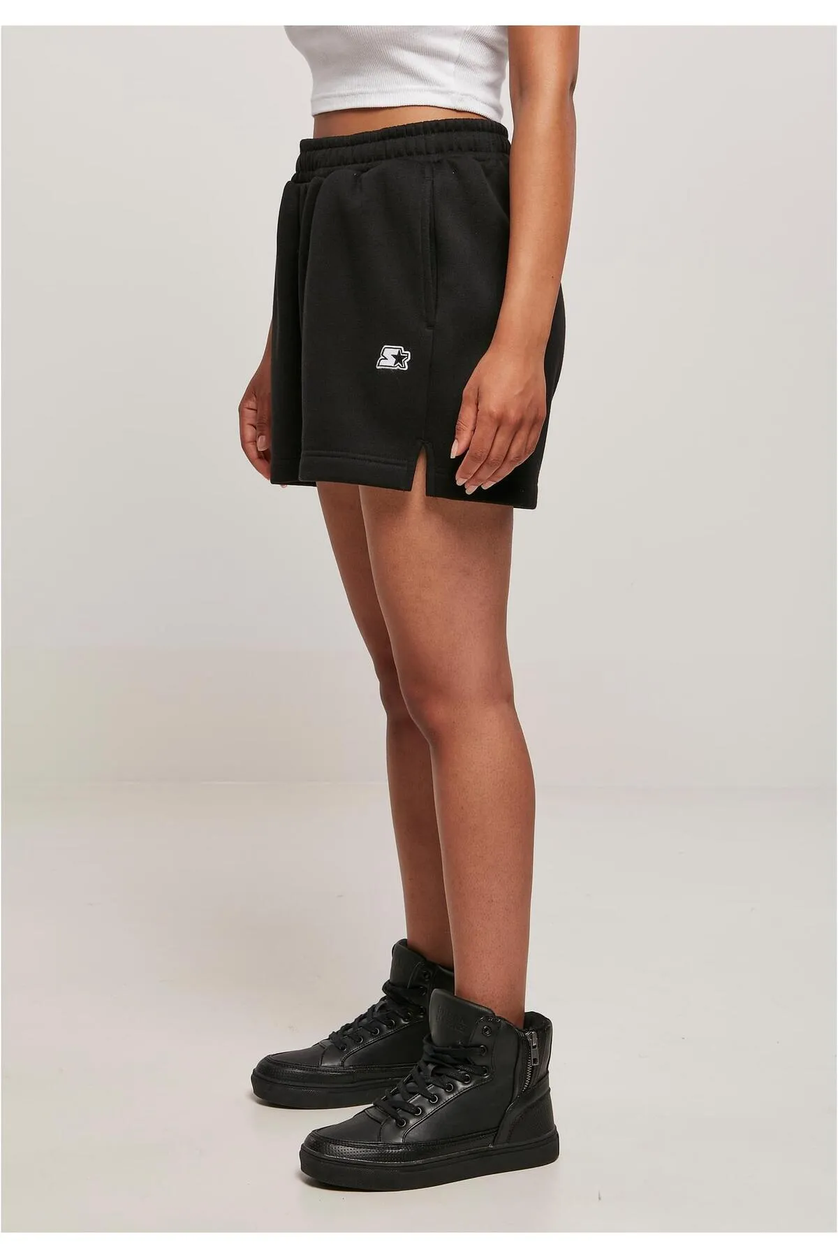 Starter  Kurze Sporthose - Schwarz - Mittlerer Bund