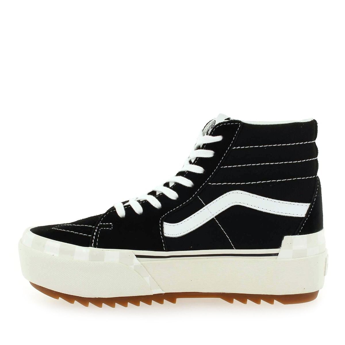 Vans  SK8-HI STACKED - Noir Blanc