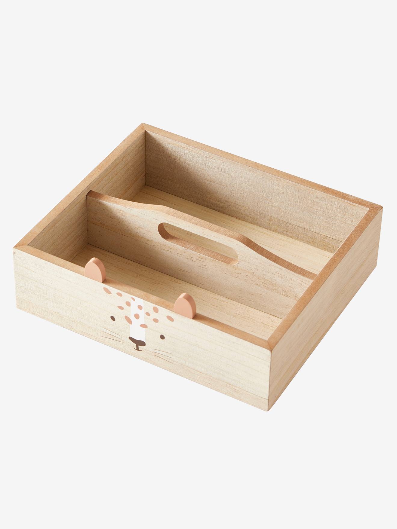 Rangement à crayons/feutres en bois Tigre bois