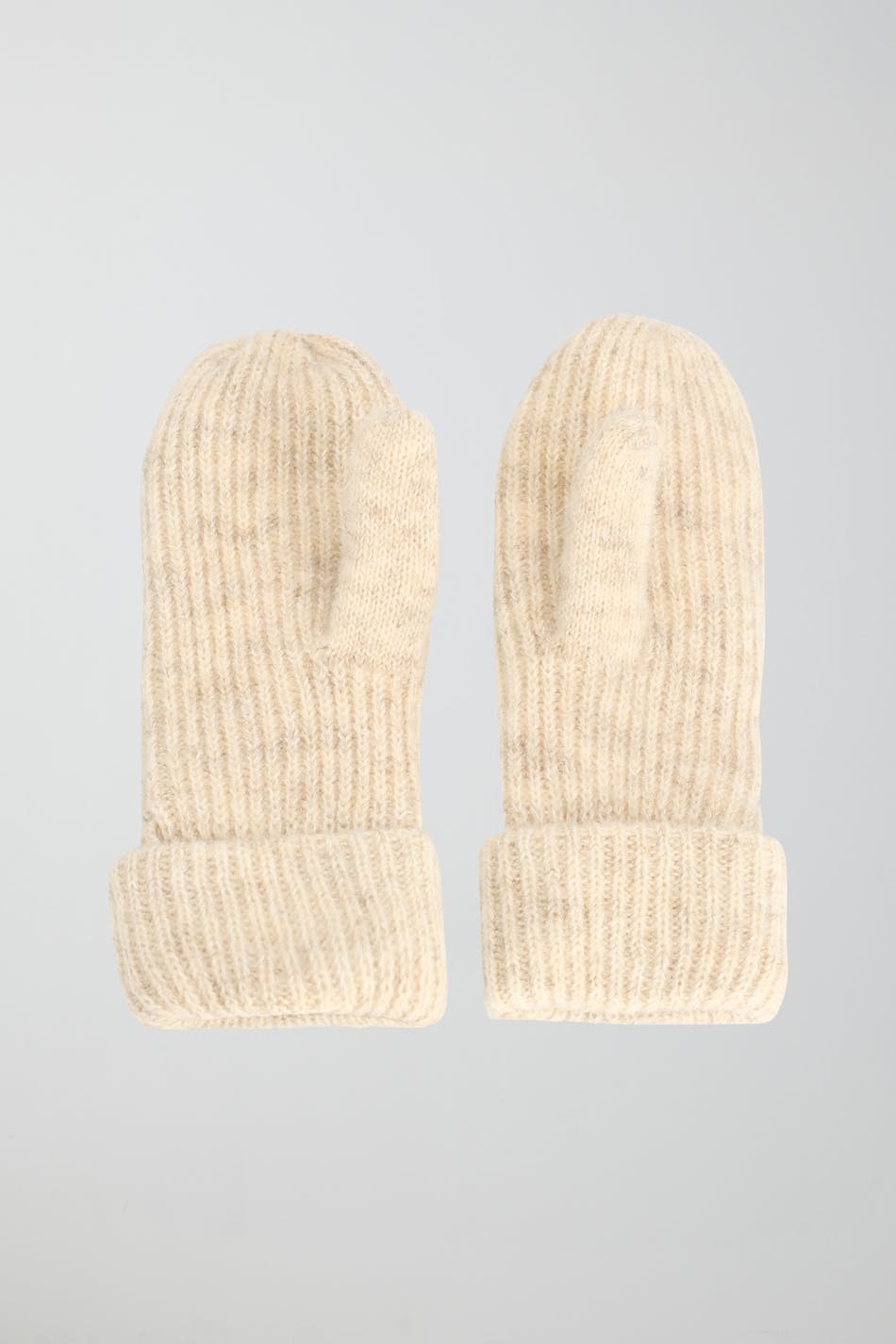 Rib mittens