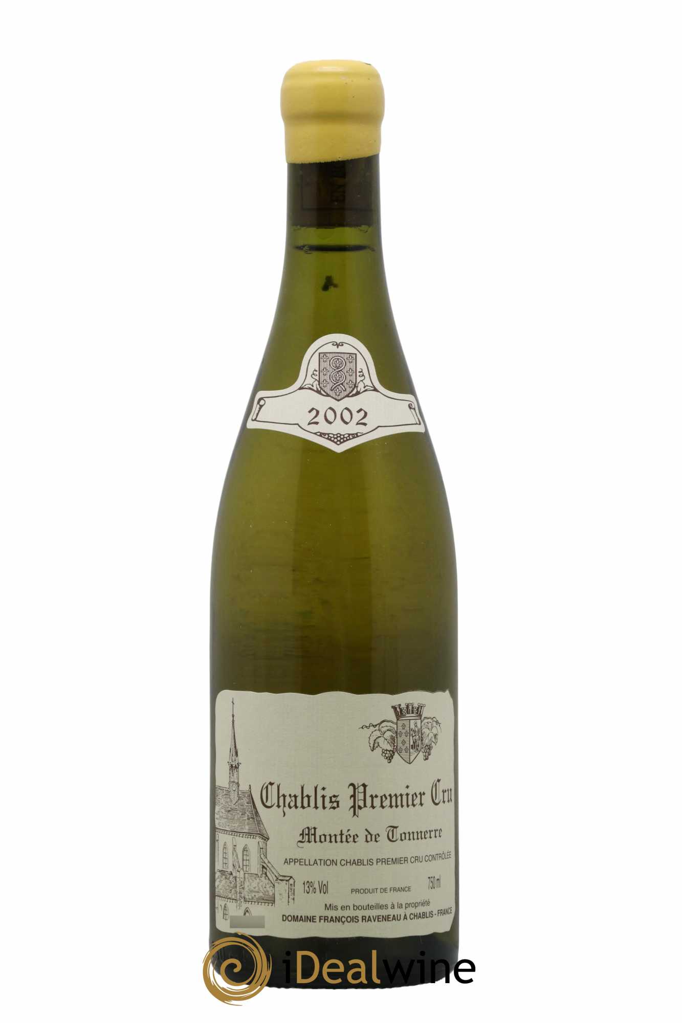 Chablis 1er Cru Montée de Tonnerre Raveneau (Domaine)  2002 - Lot de 1 Bouteille